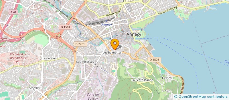 localisation de l'entreprise EDIFICE à ANNECY