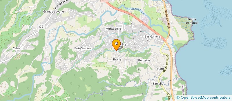 localisation de l'entreprise EDIFICE  PETIT-BOURG