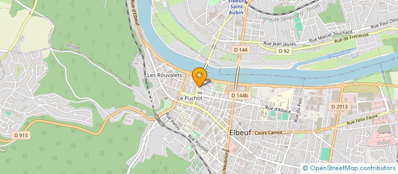 localisation de l'entreprise EDIFICE  ELBEUF