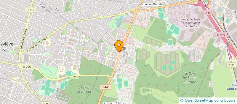 localisation de l'entreprise EDIFICE  FLEURY-MEROGIS