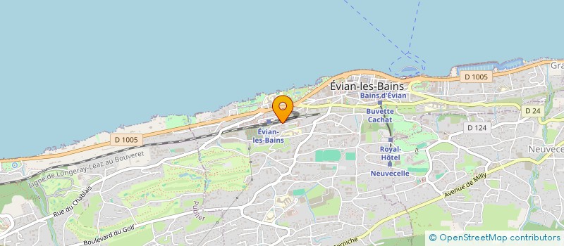 localisation de l'entreprise EDIFICE ACTION  EVIAN-LES-BAINS