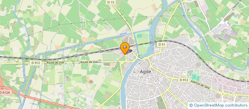 localisation de l'entreprise EDIFICE CONTROLE  AGDE