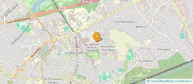 localisation de l'entreprise EDIFICE FORMATION à SEVRAN