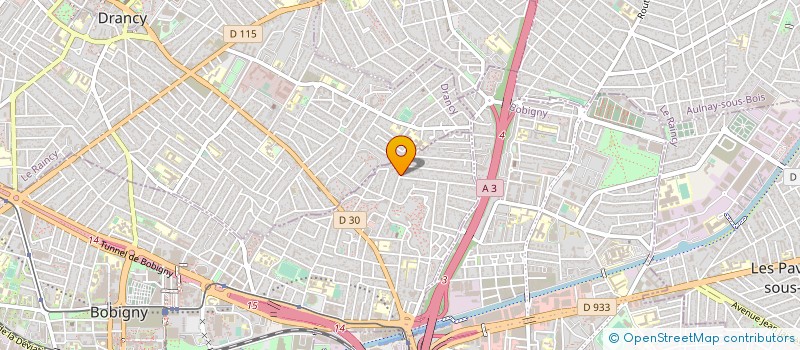 localisation de l'entreprise EDIFICE GRAPHIQUE à BOBIGNY