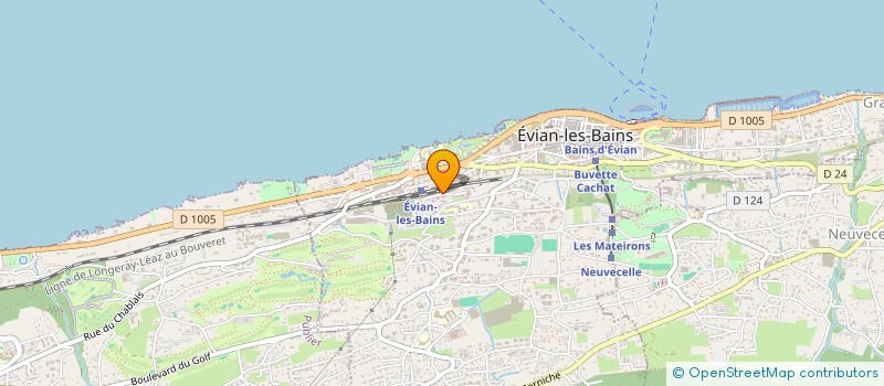 localisation de l'entreprise EDIFICE ORIGINE  EVIAN-LES-BAINS