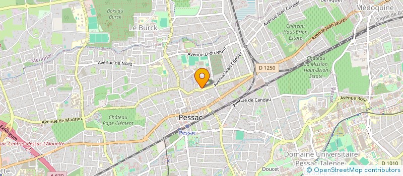 localisation de l'entreprise EDIFICE PRODUCTIONS  PESSAC