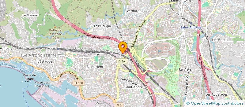 localisation de l'entreprise EDIFICE PROJECT à MARSEILLE