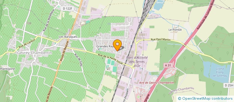 localisation de l'entreprise EDIFICES à GEVREY-CHAMBERTIN