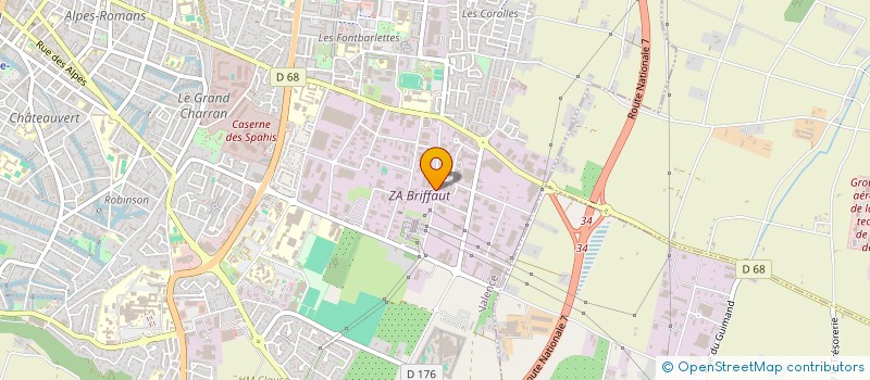 localisation de l'entreprise EDIFICES  VALENCE