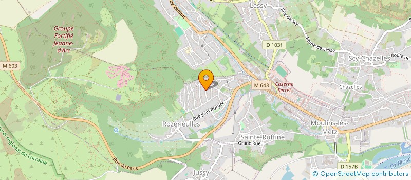 localisation de l'entreprise EDIFIER HABITAT  ROZERIEULLES