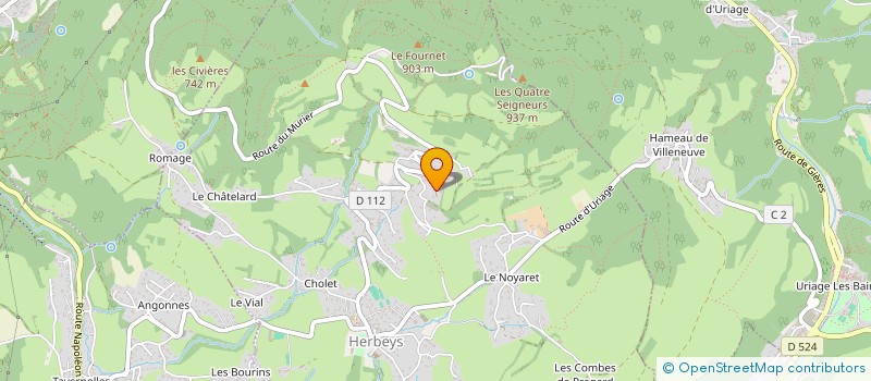 localisation de l'entreprise EDIFIGEST  HERBEYS