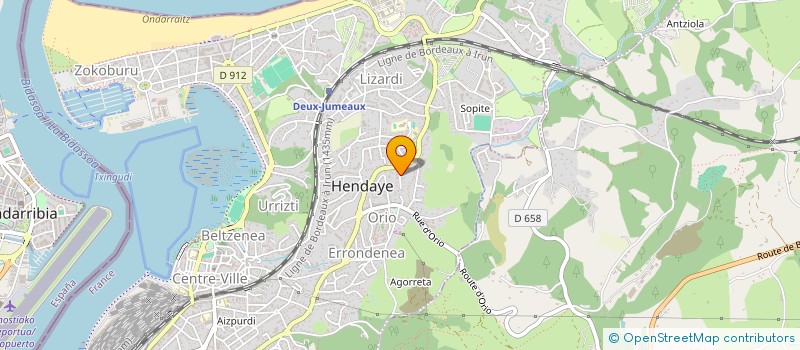 localisation de l'entreprise EDIFIKO à HENDAYE