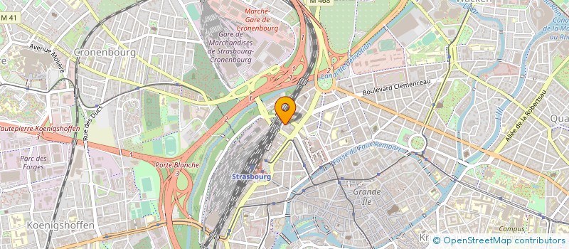 localisation de l'entreprise EDIFIPIERRE à STRASBOURG