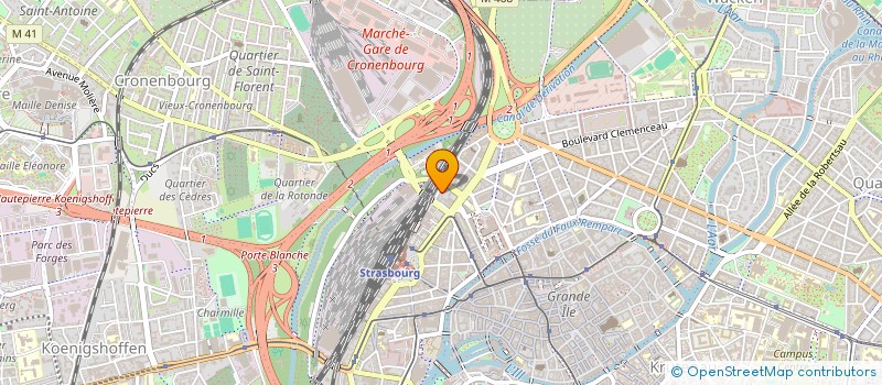 localisation de l'entreprise EDIFIPIERRE ILE DE FRANCE à STRASBOURG