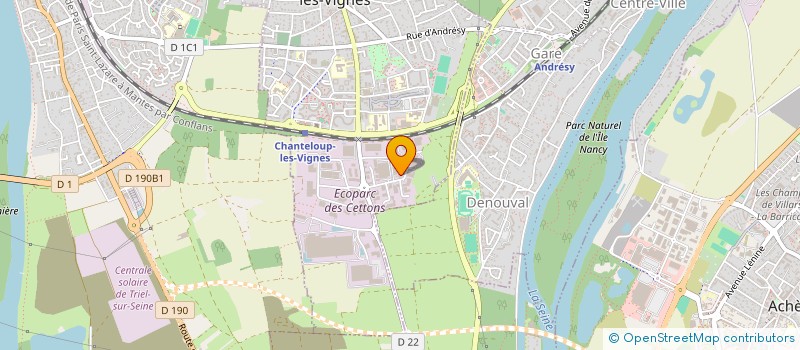 localisation de l'entreprise EDIFIRA à CHANTELOUP-LES-VIGNES