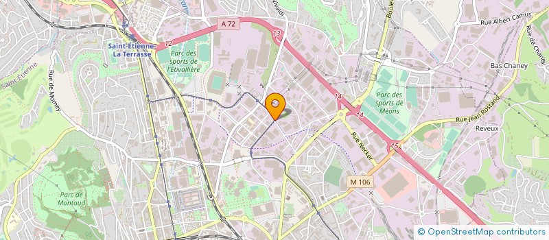 localisation de l'entreprise EDIFIS à SAINT-ETIENNE