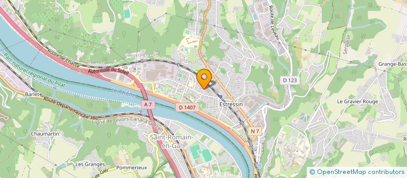 localisation de l'entreprise EDIFIS STRUCTURES à VIENNE