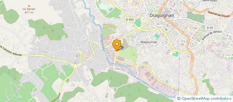 localisation de l'entreprise EDIFITECH  DRAGUIGNAN