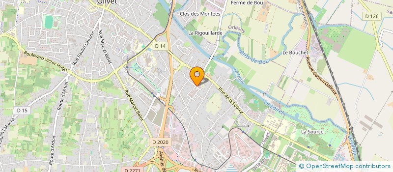 localisation de l'entreprise EDIFIZ  OLIVET