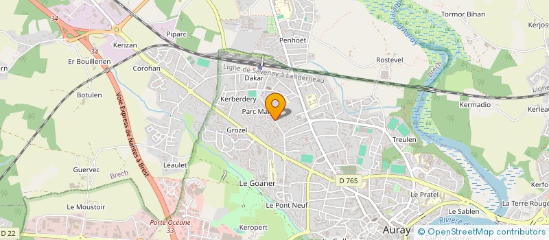 localisation de l'entreprise EDIFYS GROUPE à AURAY
