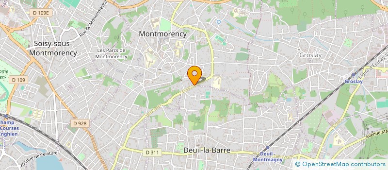 localisation de l'entreprise EDIGRAM à MONTMORENCY