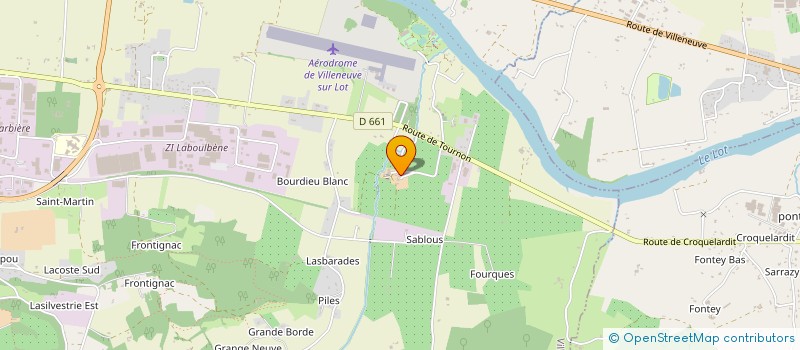 localisation de l'entreprise EDIJOUR à VILLENEUVE SUR LOT