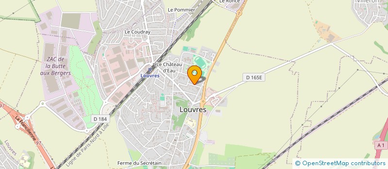 localisation de l'entreprise EDIL  LOUVRES