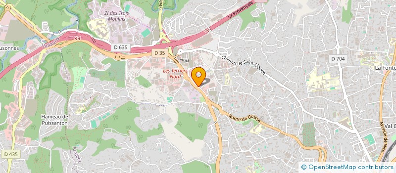 localisation de l'entreprise EDIL CONSTRUCTION  ANTIBES