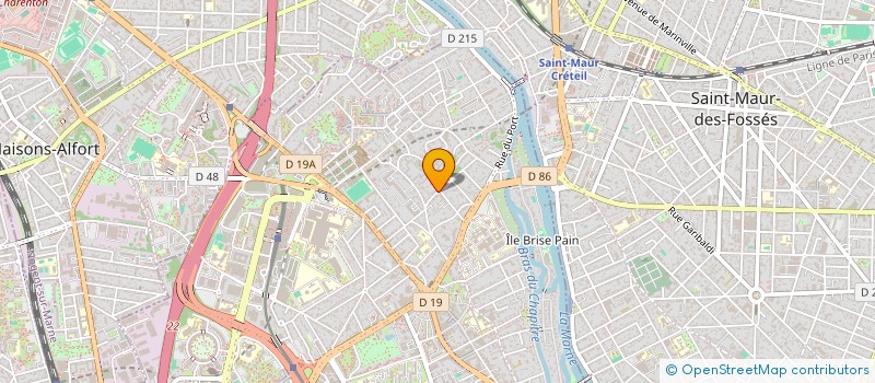 localisation de l'entreprise EDIL PATRIMOINE à CRETEIL