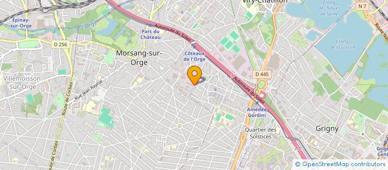 localisation de l'entreprise EDIL ROCHES  MORSANG-SUR-ORGE