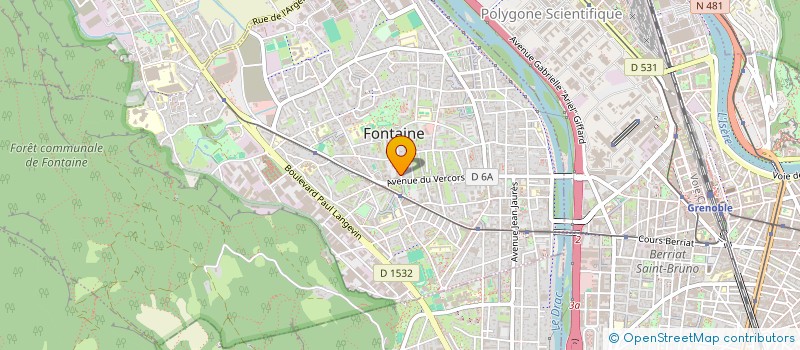 localisation de l'entreprise EDILAC  FONTAINE