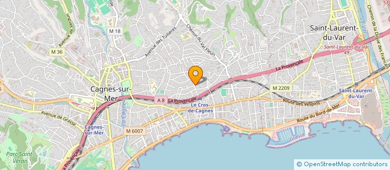 localisation de l'entreprise EDILFRANCE  CAGNES-SUR-MER