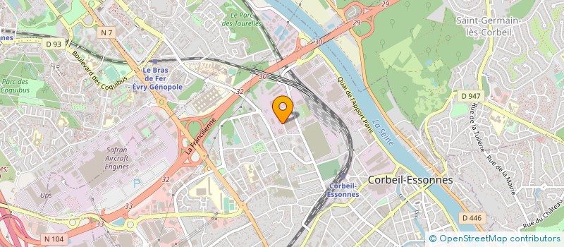 localisation de l'entreprise EDILL SAFE & SECURE à EVRY-COURCOURONNES