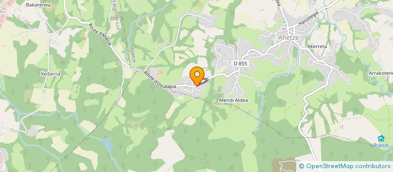 localisation de l'entreprise EDIM PROVENCE  AHETZE