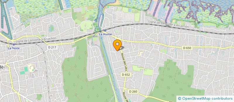 localisation de l'entreprise EDIMATTHO  GUJAN-MESTRAS