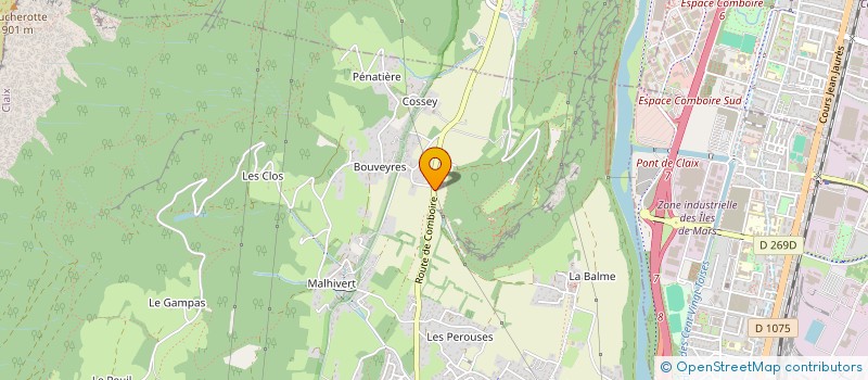 localisation de l'entreprise EDIMME à CLAIX