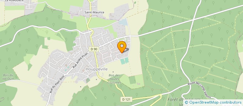 localisation de l'entreprise EDIMMO  HOUPPEVILLE