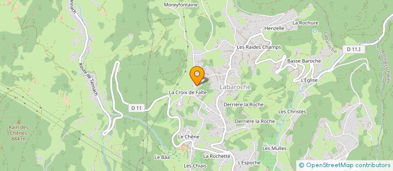 localisation de l'entreprise EDINEOO à LABAROCHE