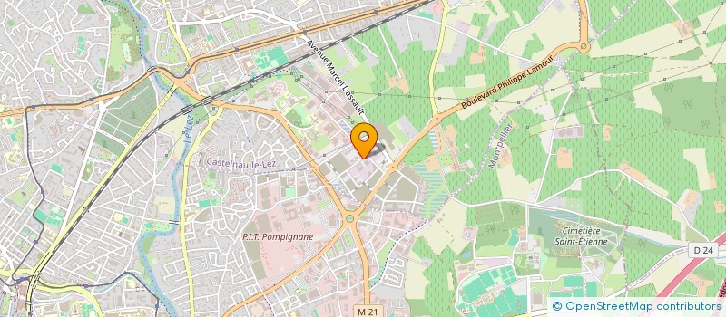 localisation de l'entreprise EDINES à MONTPELLIER
