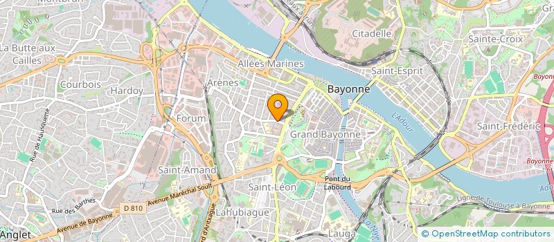 localisation de l'entreprise EDING à BAYONNE