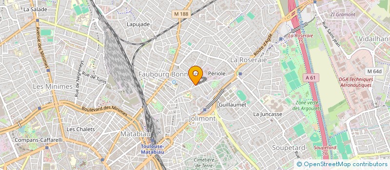localisation de l'entreprise EDING à TOULOUSE