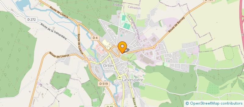localisation de l'entreprise EDING NDEU BOT à ORBEC