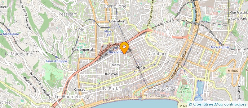 localisation de l'entreprise EDINN COMPUTER à NICE