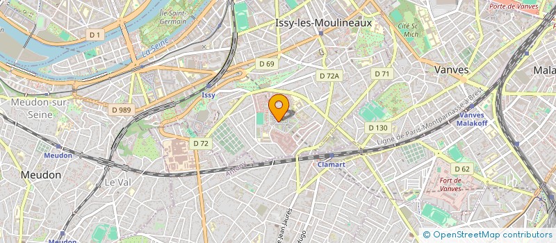 localisation de l'entreprise EDINNOV à ISSY-LES-MOULINEAUX