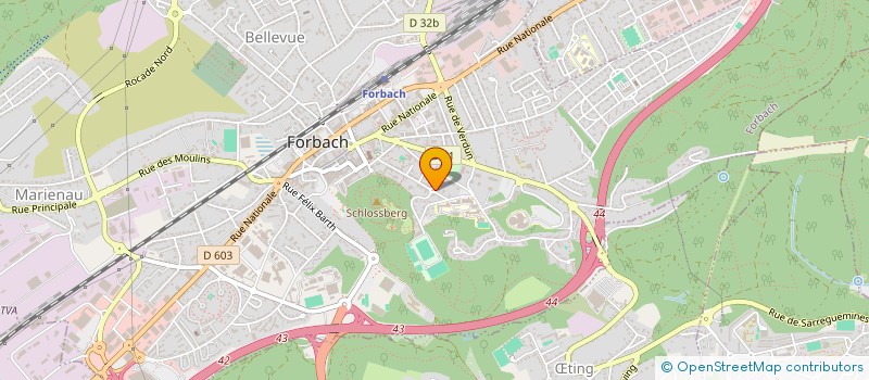 localisation de l'entreprise EDIOR MANAGEMENT à FORBACH