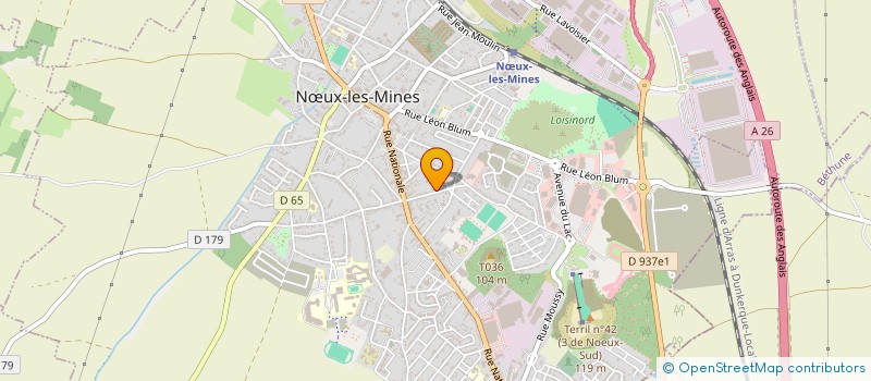 localisation de l'entreprise EDIOU  NUX-LES-MINES