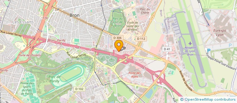 localisation de l'entreprise EDIP  BRON