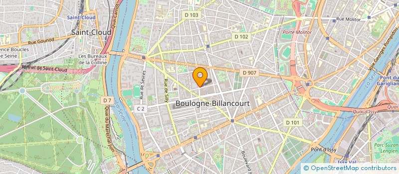 localisation de l'entreprise EDIPHARM à BOULOGNE-BILLANCOURT