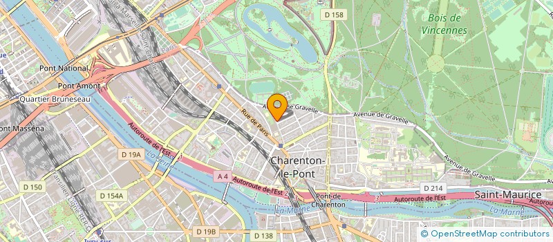 localisation de l'entreprise EDIPHISME à CHARENTON-LE-PONT
