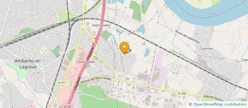 localisation de l'entreprise EDIPOLE à SAINT-LOUBES